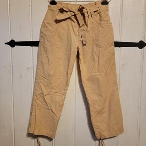 Sideout Womens Capri Pants Khaki Cropped Size 5